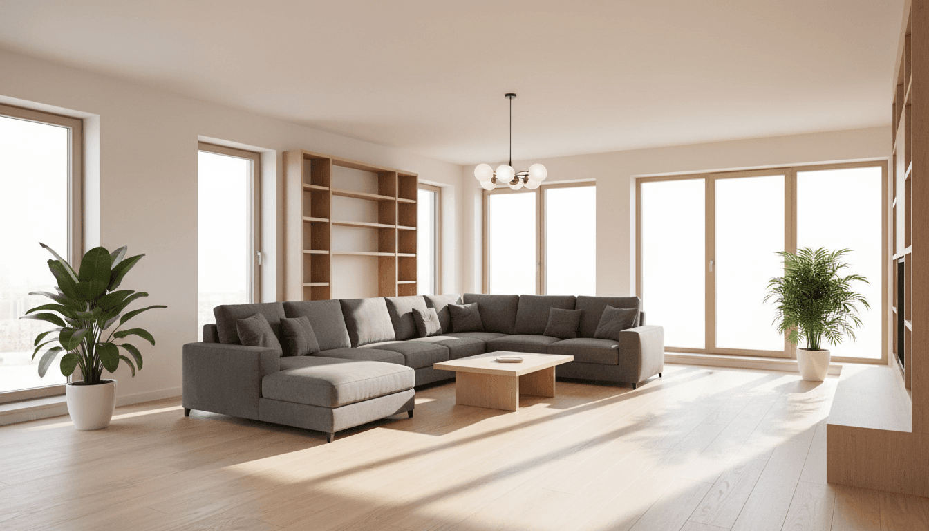 Well-maintained apartment interior ready for occupancy